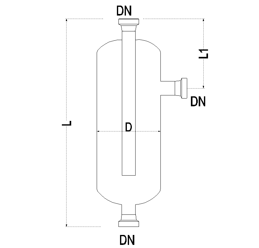 Corrosion-Resistant Glass Straight Valve